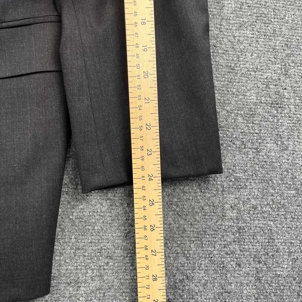 Brooks Brothers 1818 Regent Blazer Mens 44R Charcoal Gray Estrato Wool Italy - Picture 7 of 8
